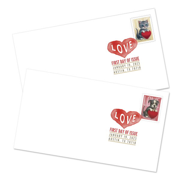 Love 2023 Stamps - stampshubus