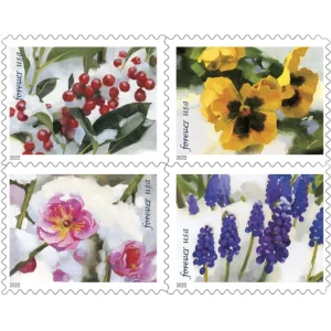 Snowy Beauty Stamps