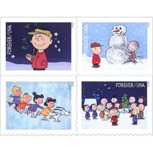 A Charlie Brown Christmas stamps